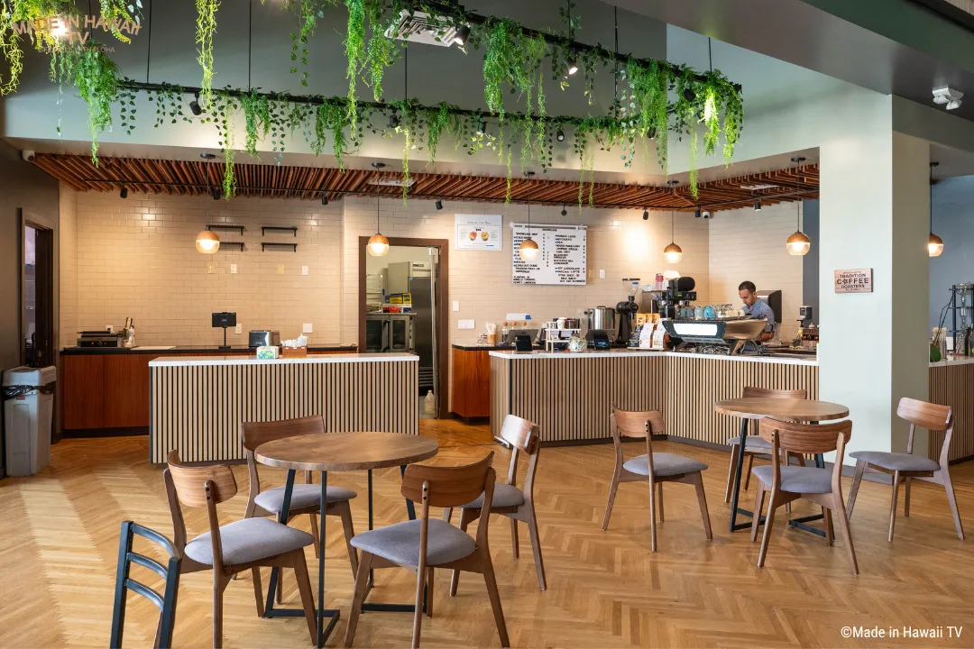 ショアライン カフェの店内
